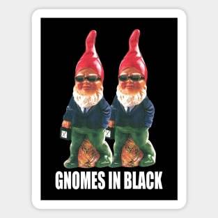 Gnomes in Black Magnet